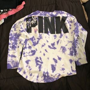 VS PINK tie dye long sleeve